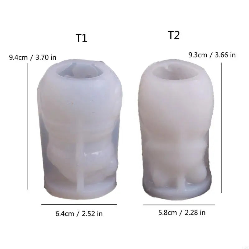 Snowman Silicone Mold Christmas Theme Mould Epoxy Resin Craft