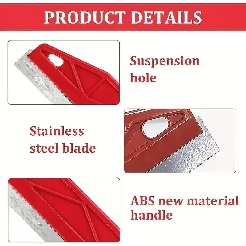1pcs Heavy-Duty Paint Edge Guard – Stainless Steel & Plastic, Non-Slip Handle for Walls, Trim Wallpaper Zpaxo