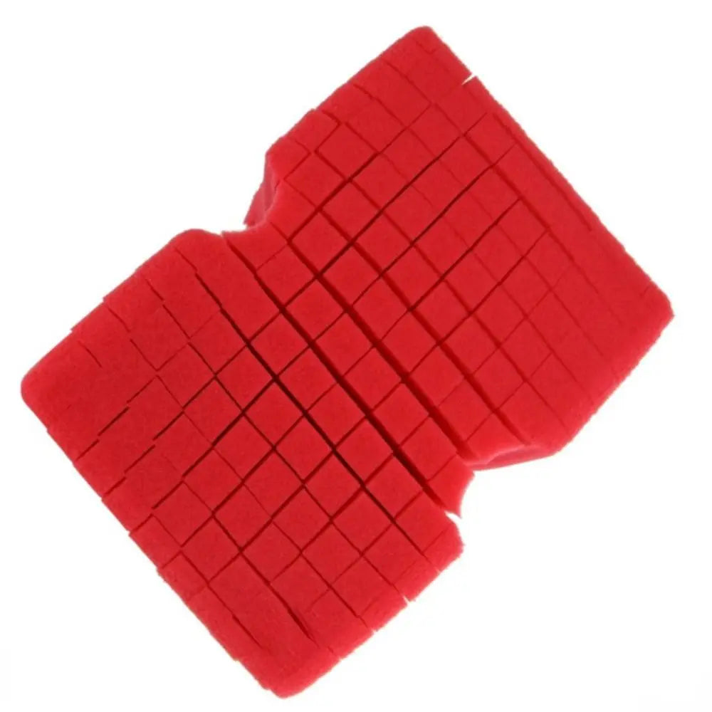 Large Cross Soft Foam Grid Sponge Easy Grip Multifunctional Zpaxo red