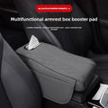 Car Armrest Box Cushion Universal Storage Bag Car Tissue Box Central Elbow Height Pad Multifunctional Height and Width Zpaxo Calm Grey