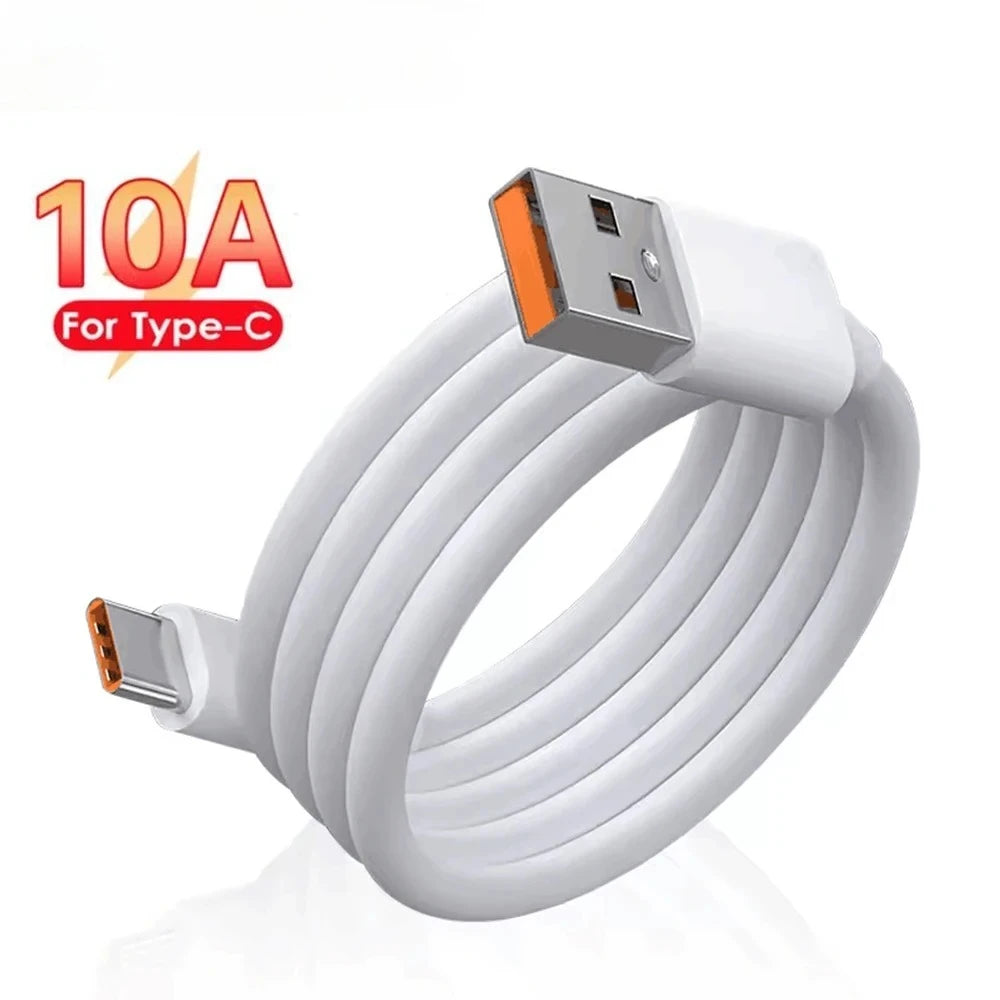 6A Type C Cable 120W Fast Charging Phone Charger USB C Data Cord For Huawei Mate 40 50 Honor Xiaomi Samsung Quick Charge Cable Zpaxo