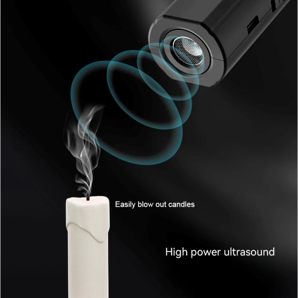 Portable Handheld Strong Ultrasonic Dog Repeller LED Flashlight