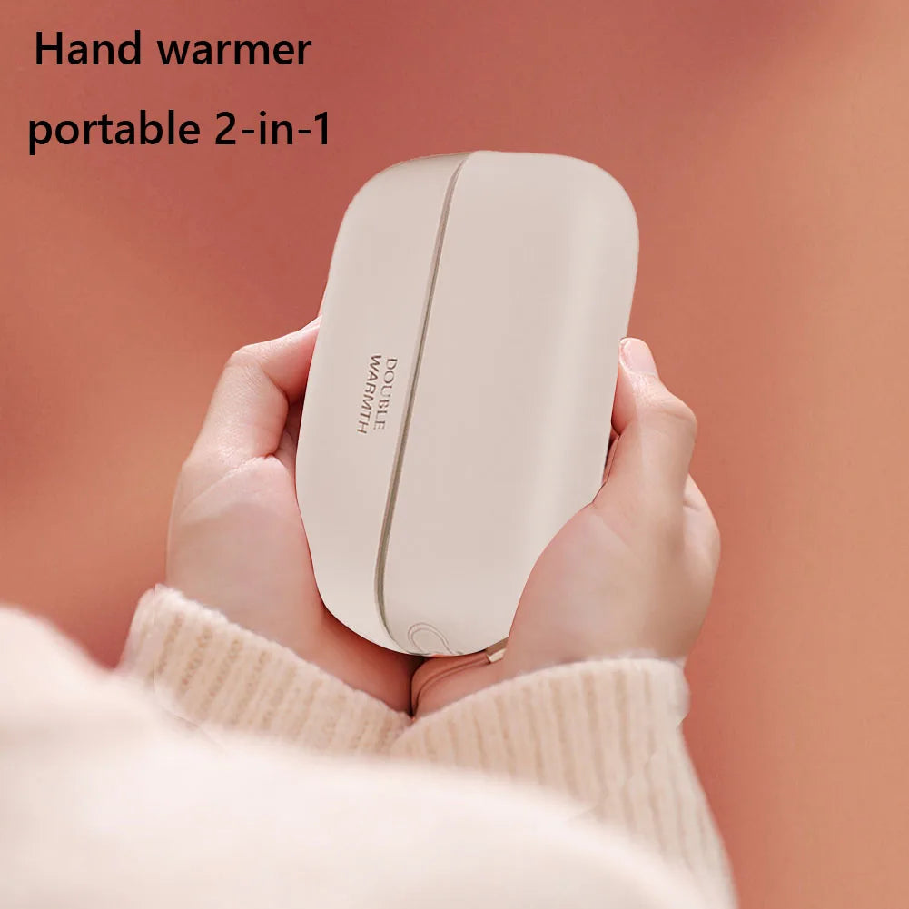 2 in 1 Magnetic Hand Warmer Electric Hand Warmer 3 Temp Setting Mini Hand Warmer Heater Split Pocket Heater for Indoor Outdoor Zpaxo