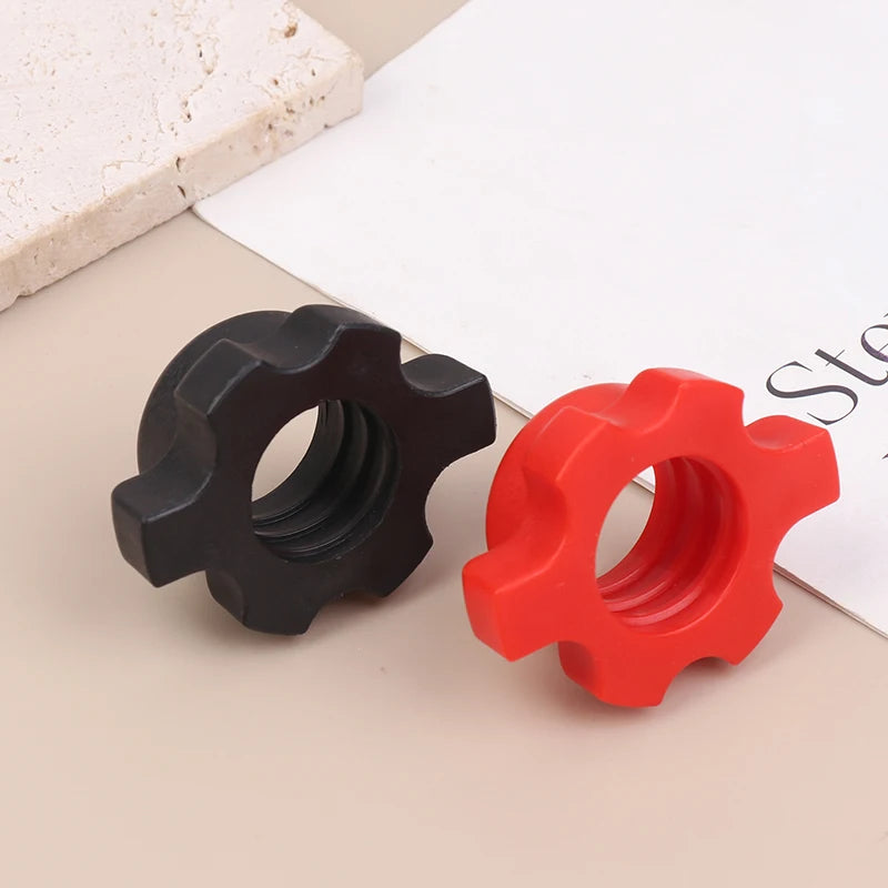 8 Barbell Dumbbell Hexagonal Nut Fixing Accessories Home Gym Fitness Zpaxo