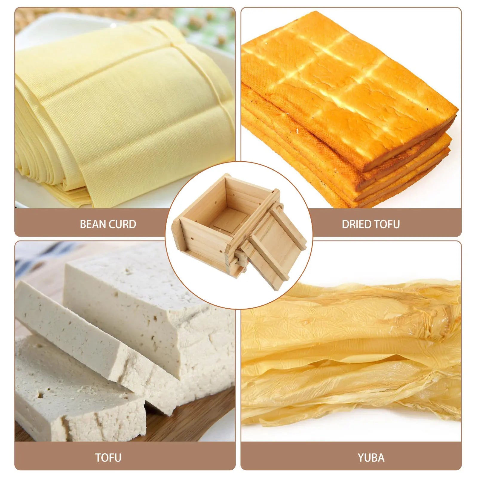 Homemade Tofu Mold Mould Curd Maker Rice Shaper Commercial Press Soy Cheese Extra Firm Zpaxo