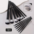 13pcs Makeup Brushes Set Professiona Soft Loose Powder Contouring Eyeshadow Eyeliner Eyebrow Brush Facial Beauty Cosmetics Tool Zpaxo 13pcs