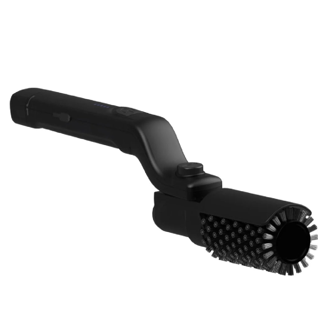 Rechargeable Electric Grill Cleaning Brush Heavy Oil Stain Remover For BBQ Grates Griddles Stove Top Rotating Scrubber Long Hand Zpaxo