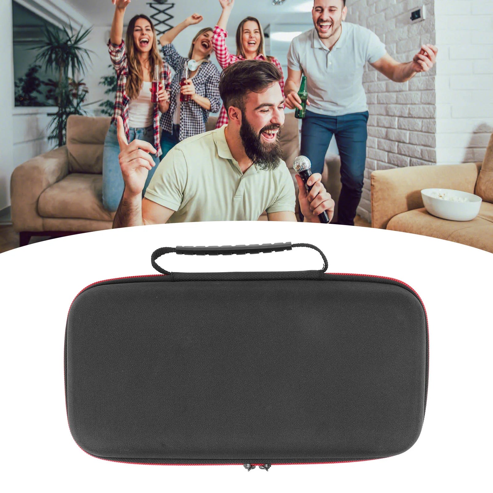 Microphone Storage Bag Box Shockproof Drop Proof EVA Wireless Case