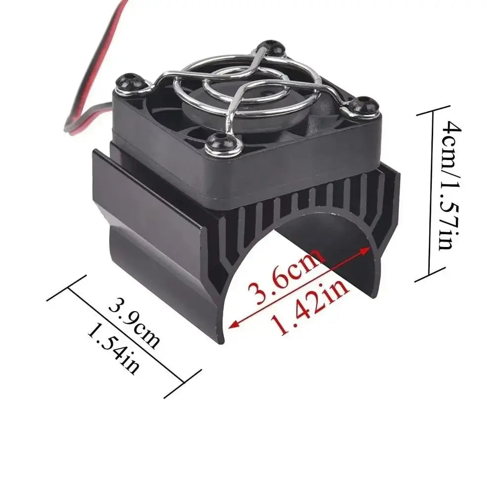 Metal Material Heat Sink 3660 Motor 3650 Cooling Fan 3670 Inner Zpaxo