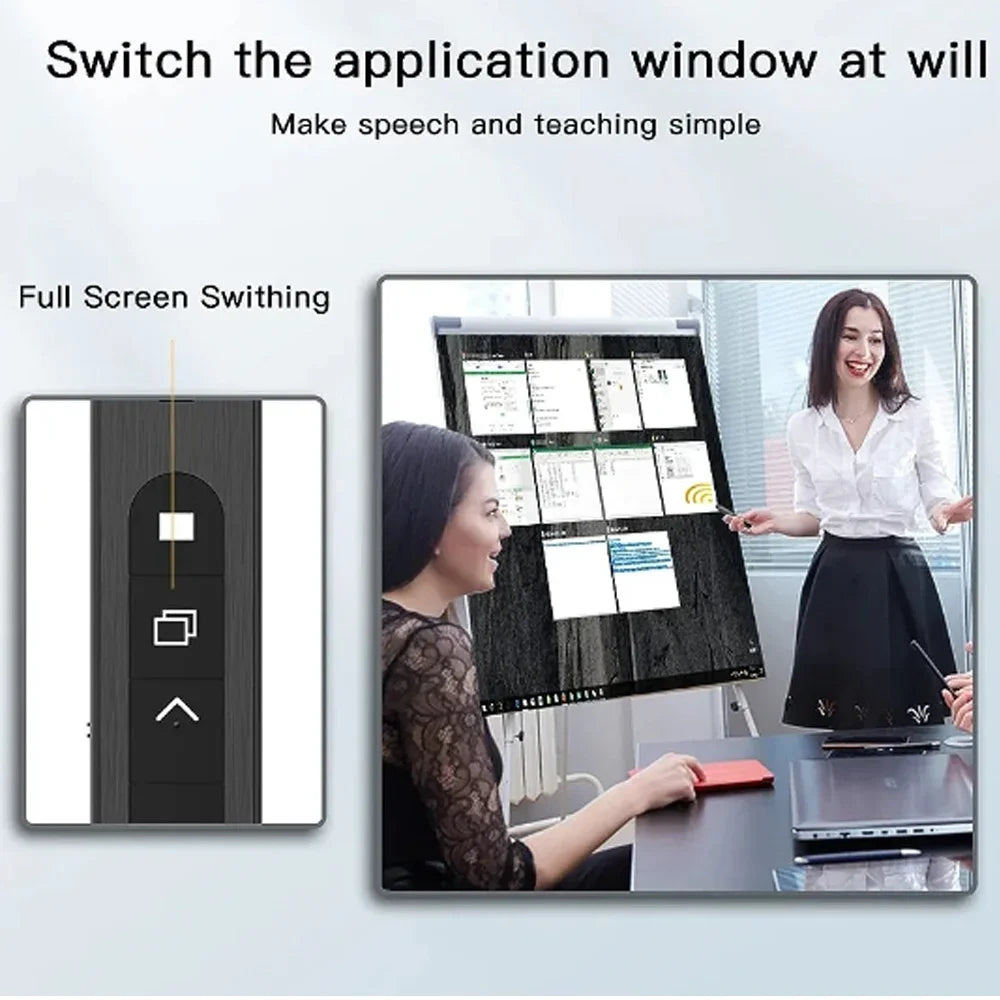 Wireless Presenter Turning Pen RF Volume Remote Control PPT Zpaxo