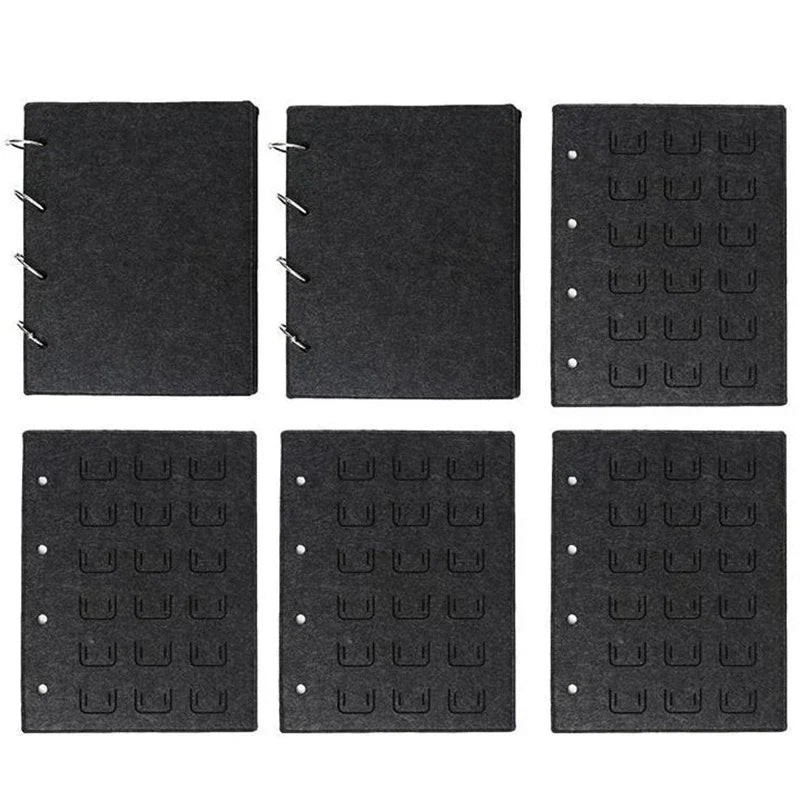 Felt Pin Brooch Display Book – Badge & Jewelry Organizer Pin Display Book Zpaxo