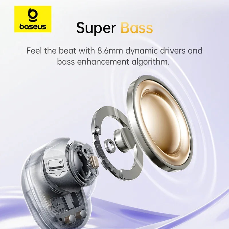 Baseus Bass BD1 Wireless Earphones Bluetooth 5 4 Mini Bean Earbuds