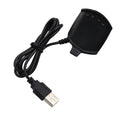 USB Cable Charger Garmin Approach S2 S4 GPS Watch Black Solid Plastic