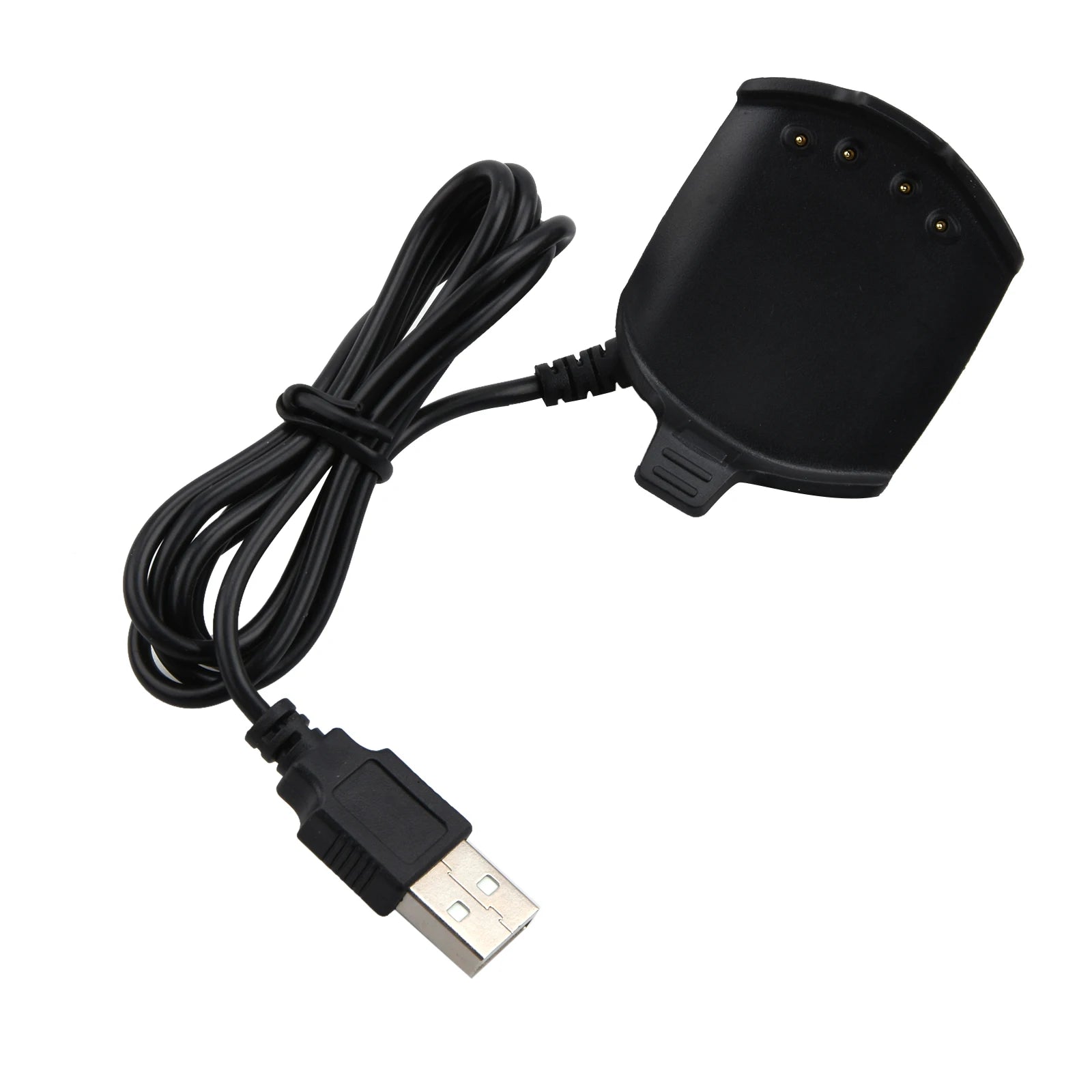 USB Cable Charger Garmin Approach S2 S4 GPS Watch Black Solid Plastic
