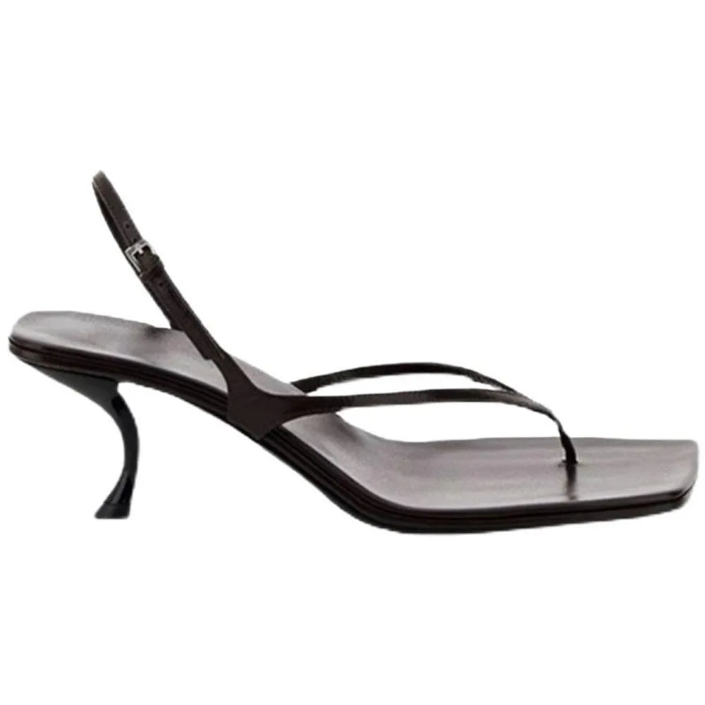 Summer High Heel Women Clip Toe Sandals Fashion Narrow Band Shoes Design Style Party Dress Sandalias Shoes Zpaxo