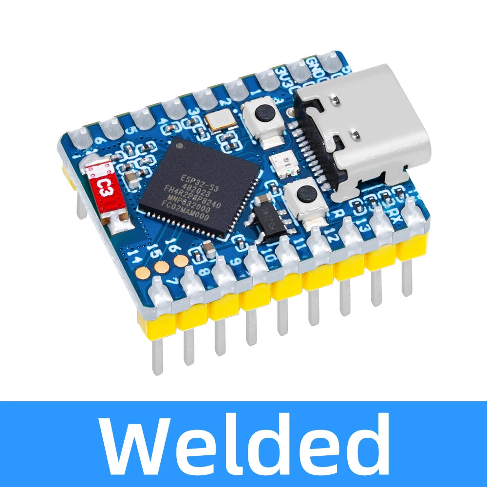 ESP32-S3-Zero Mini Development Board WiFi Bluetooth Ultra-small Size ESP32 C3 S3 ESP 32 Zpaxo weld 1pcs