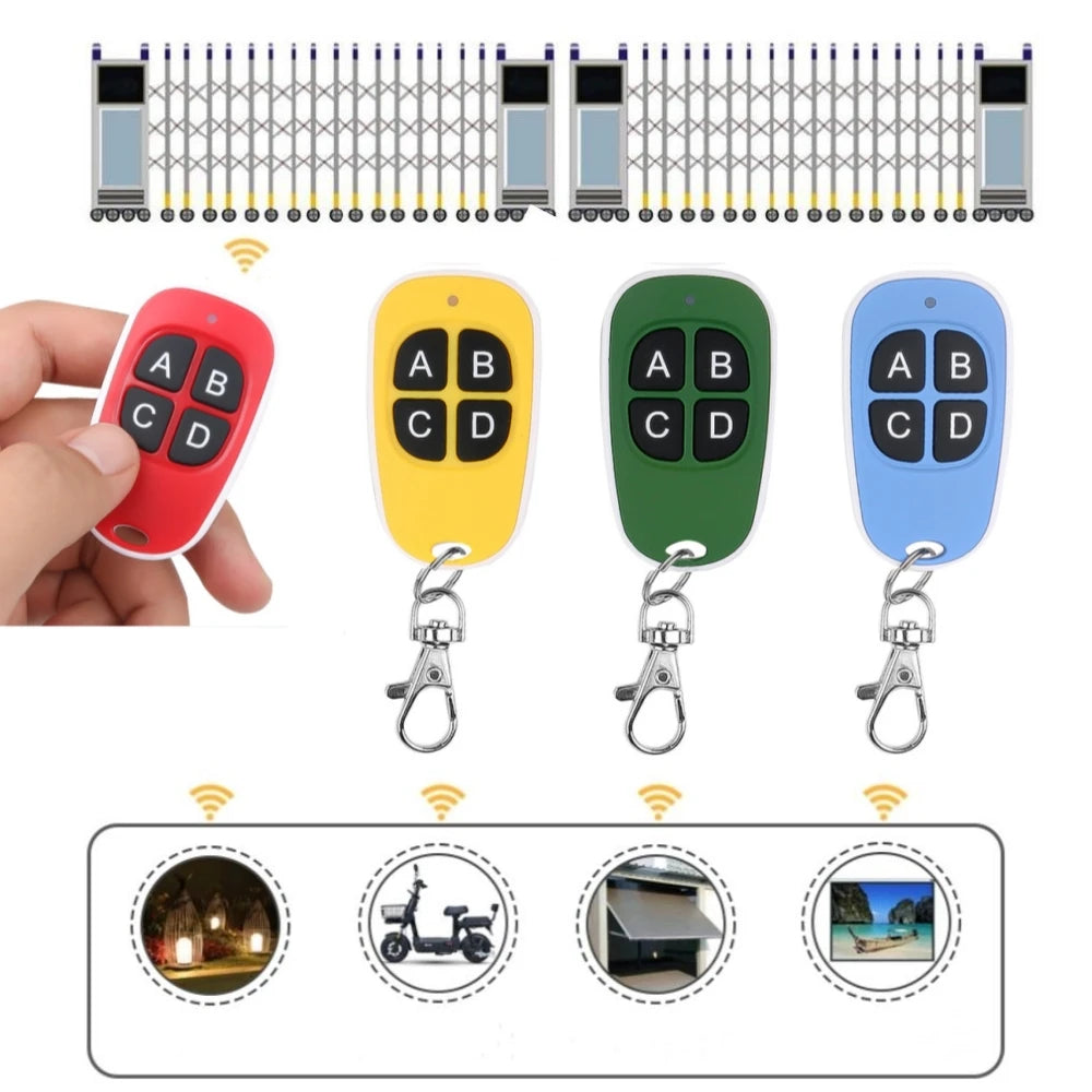 433MHz Remote Control Copy Code 4 Key Wireless Transmitter Duplicator