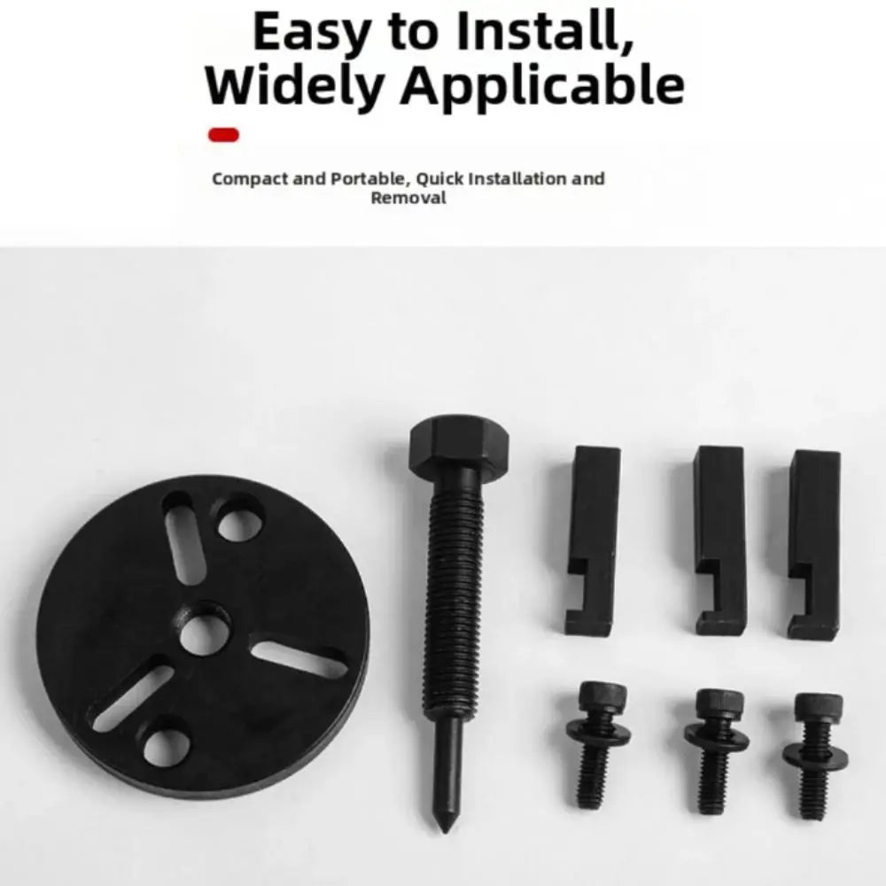 Adjustable Capacity 15-55mm AC Compressor Puller Tool Alloy Construction Portable Size AC Bearing Puller Tool Circular Style Zpaxo