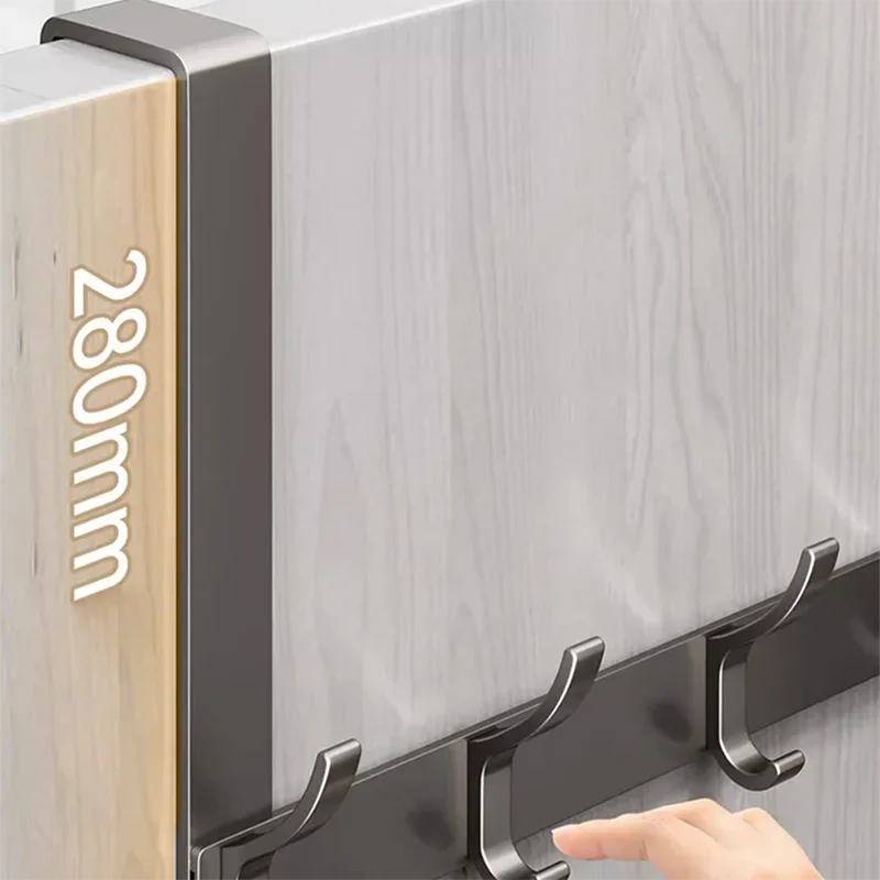 Hooks Over The Door Home Organizer Rack Clothes Coat Hat Towel Hanger Bathroom Accessories Holder Door Hang Quick Installation Zpaxo