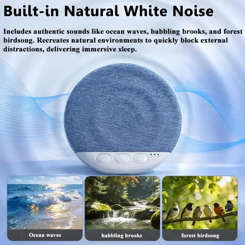 2026 Wireless Pillow Speaker Sleep Aid Bluetooth Under Machine White