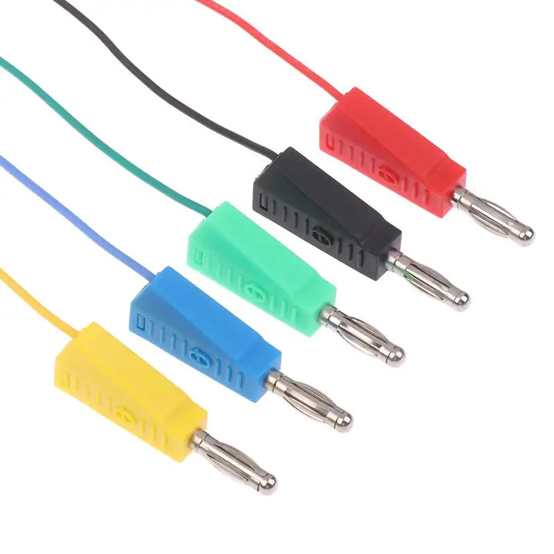 P1532 Male Stackable Banana Plug Silicone Jumper Cable 26AWG Wire Zpaxo
