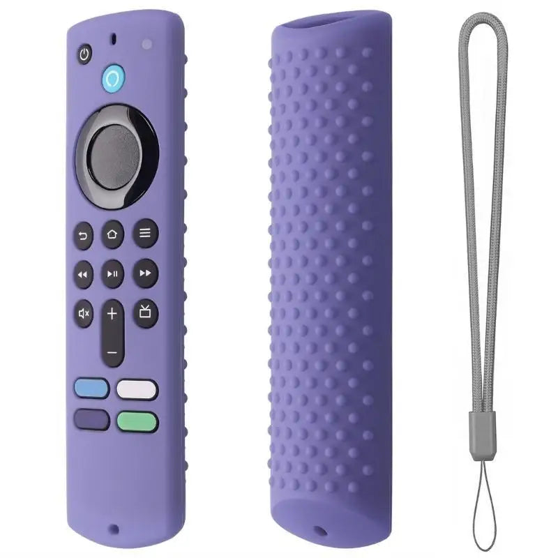 Anti Slip Silicone Case Waterproof Cover for Fire TVStick 4K 2023 Remote Control Case Prevent Slipping, Easy to Clean Zpaxo