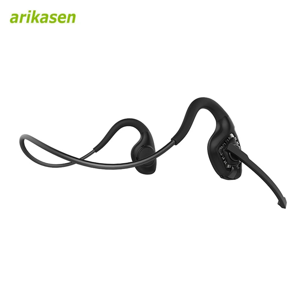Bluetooth 5 4 Headset Microphone Open Ear Headphones W Noise