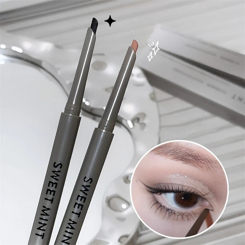 Silky Long-lasting Eye Liner Pencil Eyeliner Pen Natural Matte Wine Red Eyeliner Easy To Color Waterproof Eye Make Up Cosmetics Zpaxo