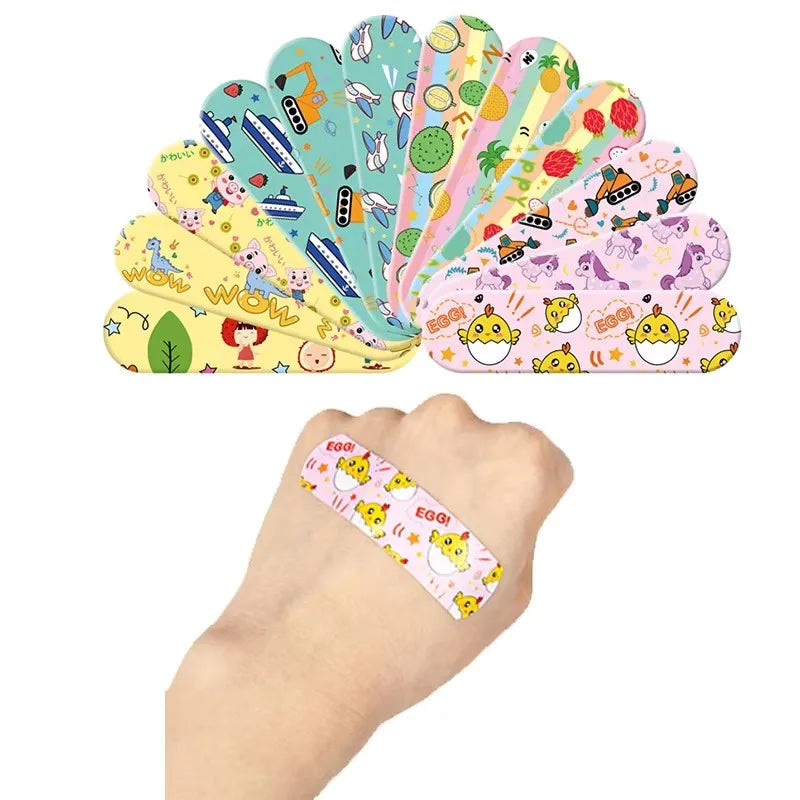 Kids Cartoon Animal Waterproof Bandage Strips – 60-360 Pack