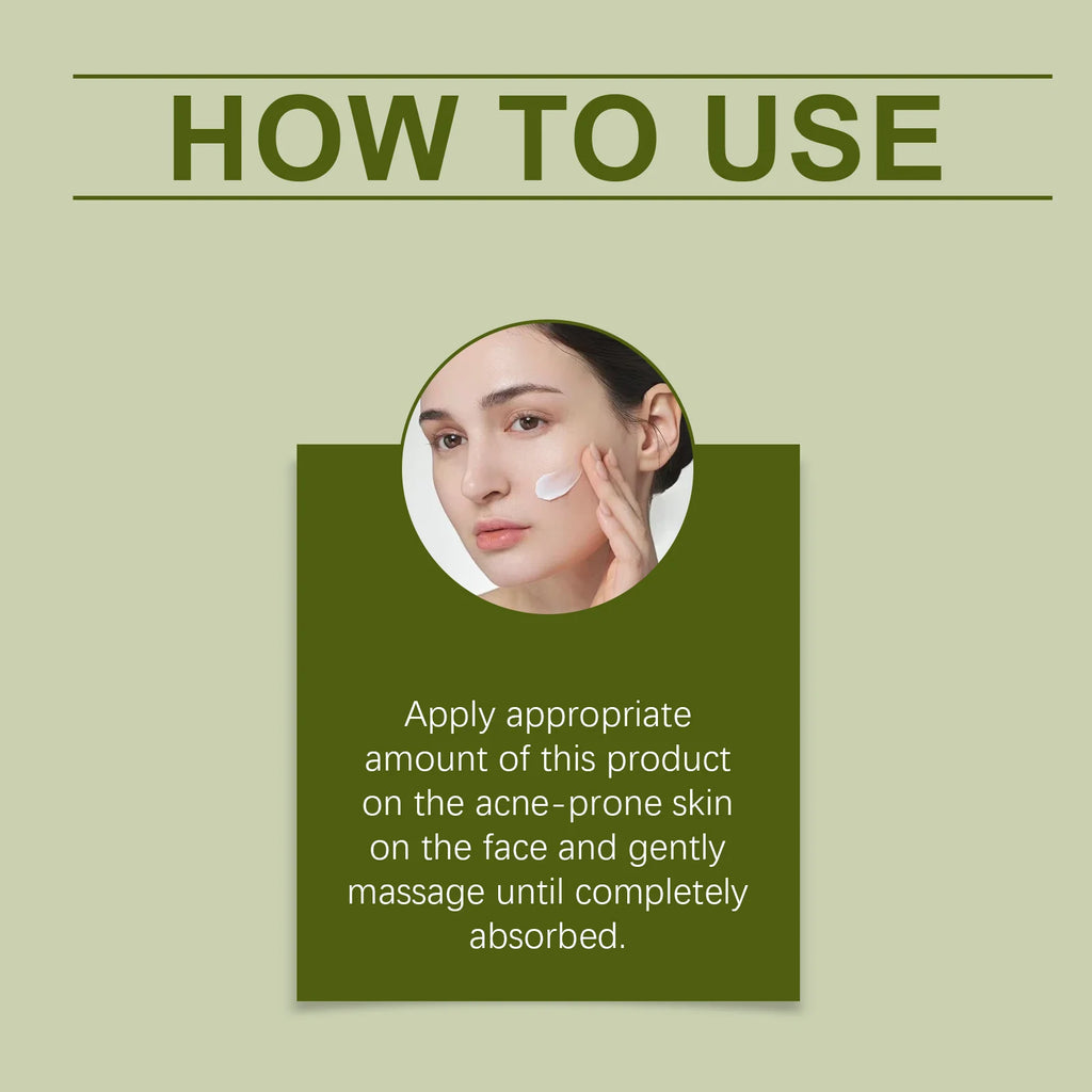 Anti Acne Cream Herb Repairing Spot Blemishes Remover Oil Control Shrink Pores Whitening Moisturizing Pimples Treatment Ointment Zpaxo