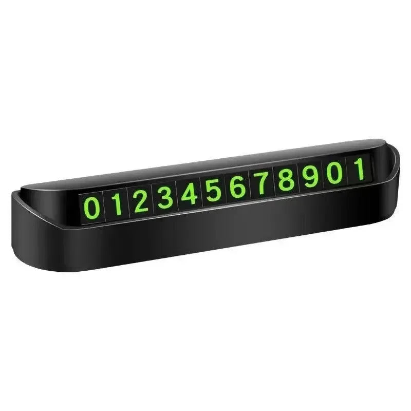 Temporary Parking Card with Phone Number Display | 1–4 Pack