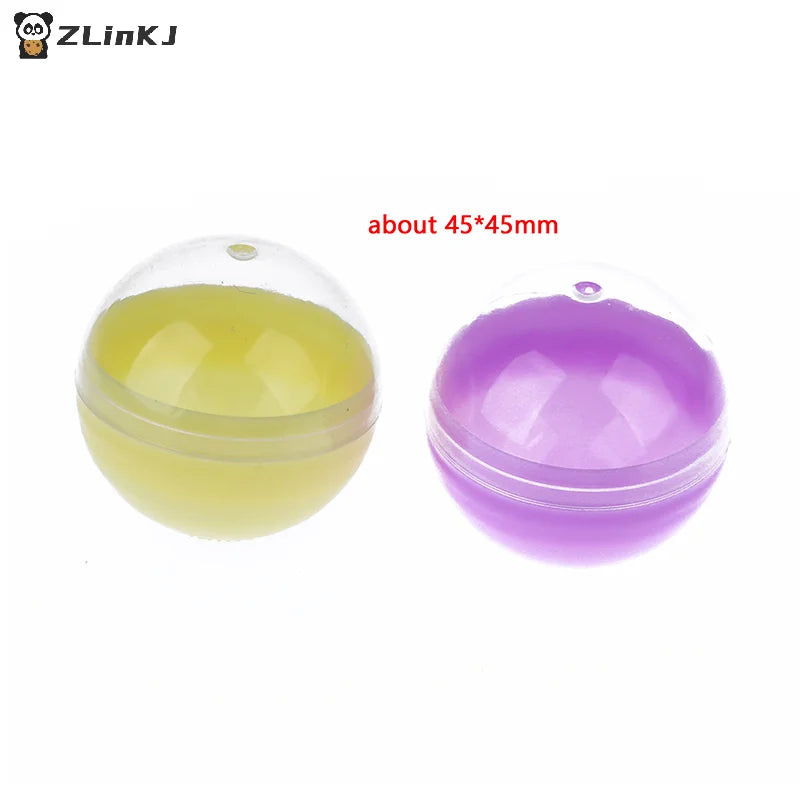 Fillable Ball Empty Vending Machine Capsules Bulk Container Round Zpaxo