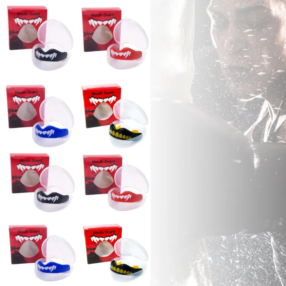 1- Fighting Training Mouth Guard Boxing Gum Shield Slim Fit Adult