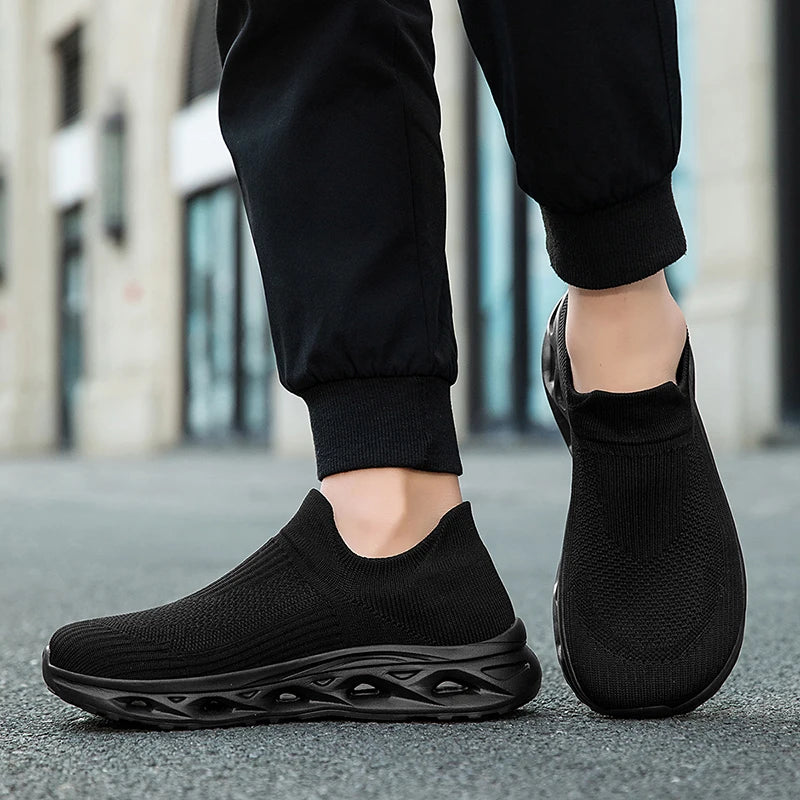 Men's Casual Sneakers Luxury Trainer Shoes Breathable Race Running