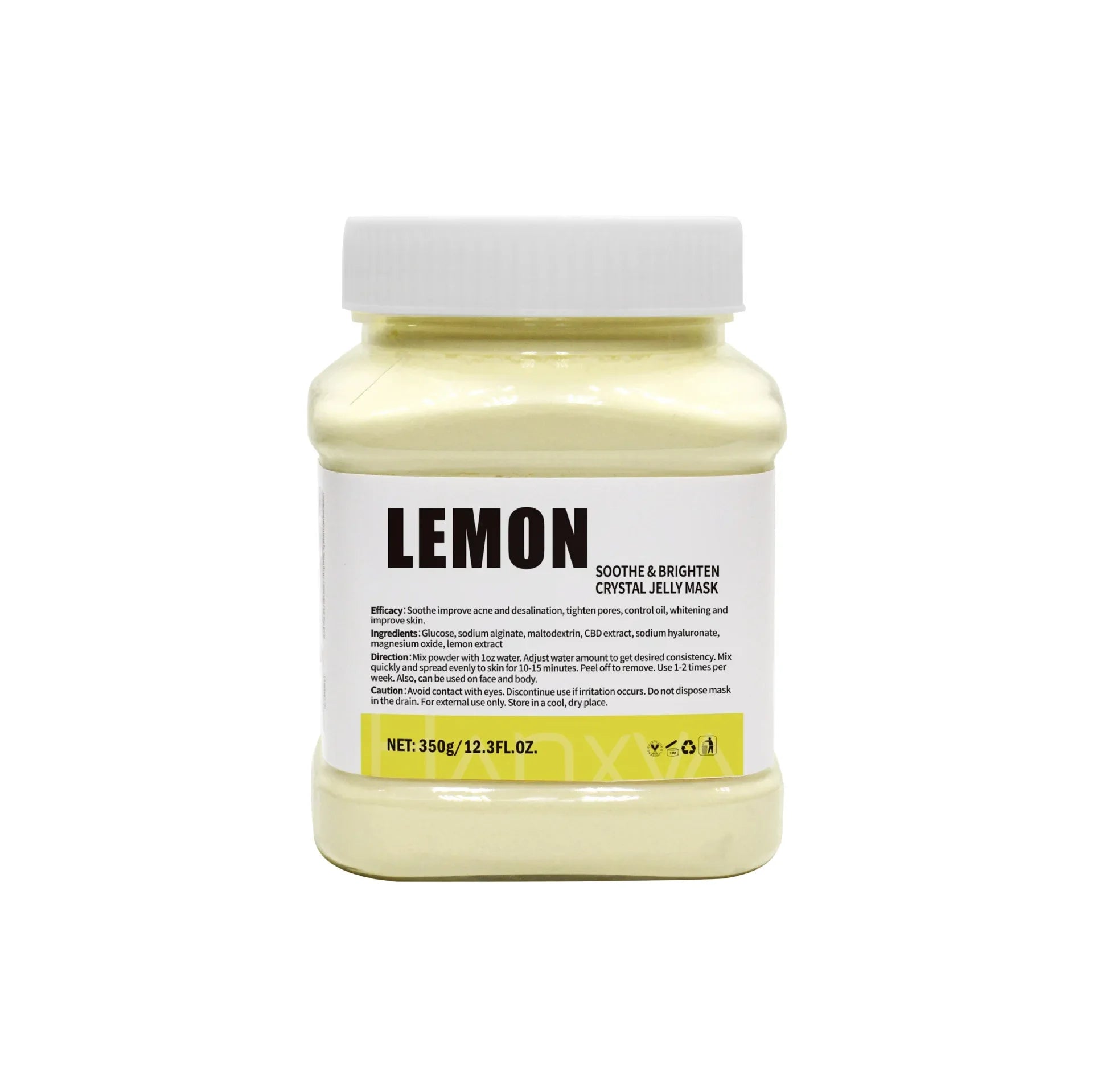 Salmon DNA PDRN Vitamin C Collagen Crystal Soft Mask Powder Rose Petal Hyaluronic Acid Face Mask DIY Plant Deep Hydrating Mask Zpaxo Lemon