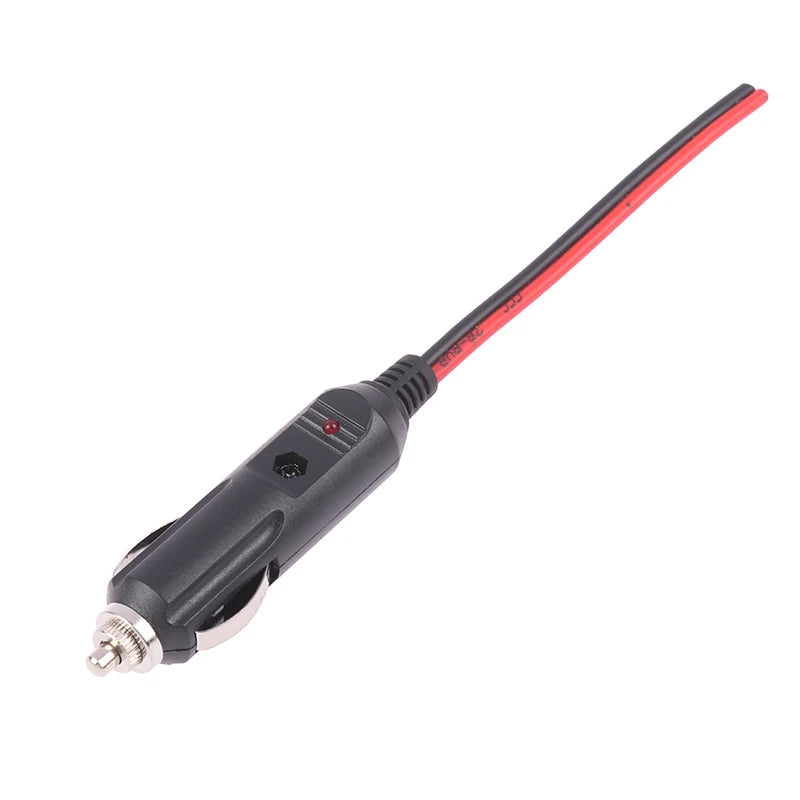 12V 24V Car Cigarette Lighter Plug with LED & 20A Fuse