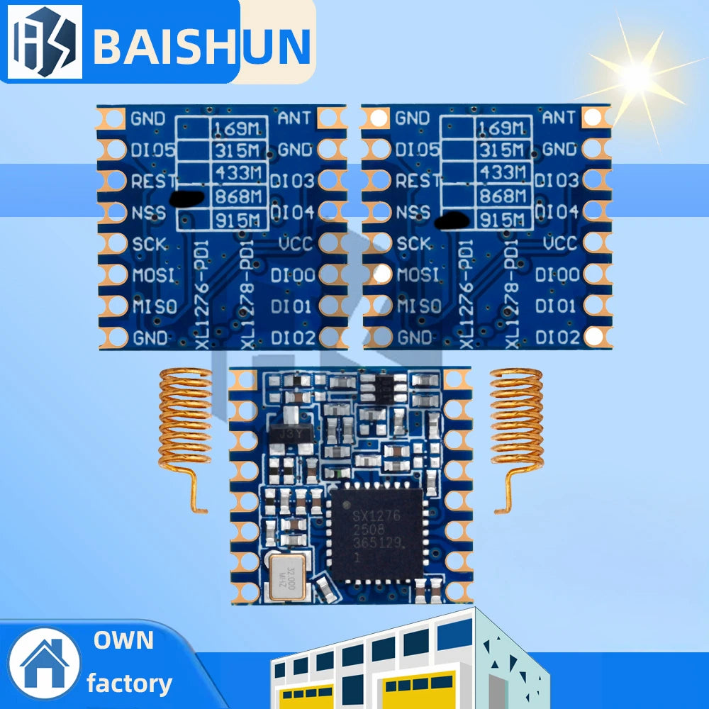 SX1276 Lora Transceiver Module 868MHz 915MHz Long-range Spread Zpaxo