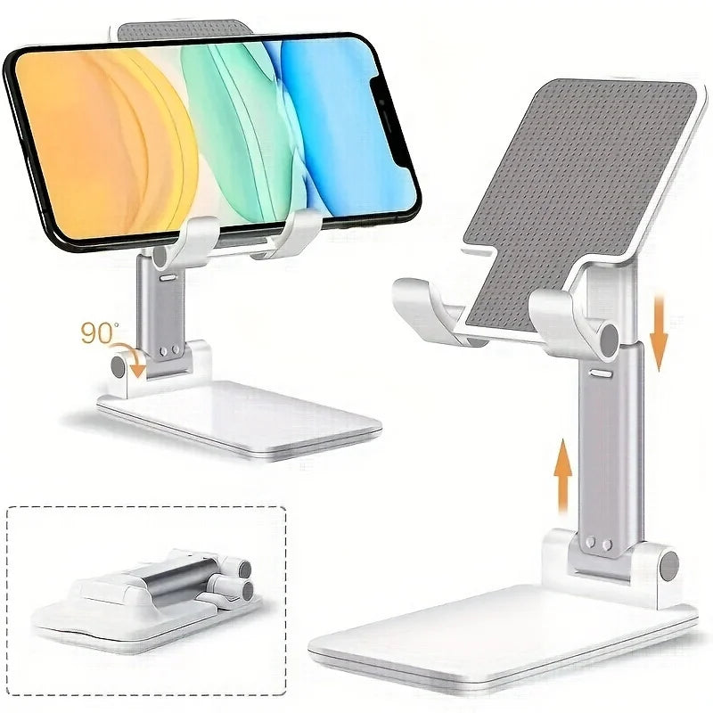 1/2pcs Desk Mobile Phone Holder Stand For IPhone IPad Xiaomi Adjustable Desktop Tablet Holder Universal Table Cell Phone Stand Zpaxo