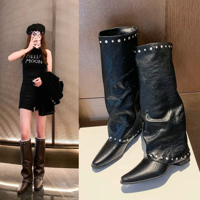 Luxury Women's Shoes Exquisite Rhinestone Ankle Boots Woman Fashion