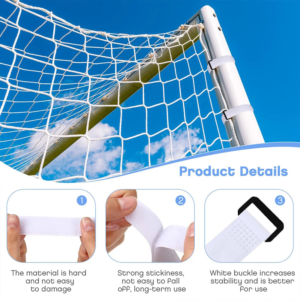 Soccer Net Straps Adjustable Strap Buckle Design Football Heavy Duty