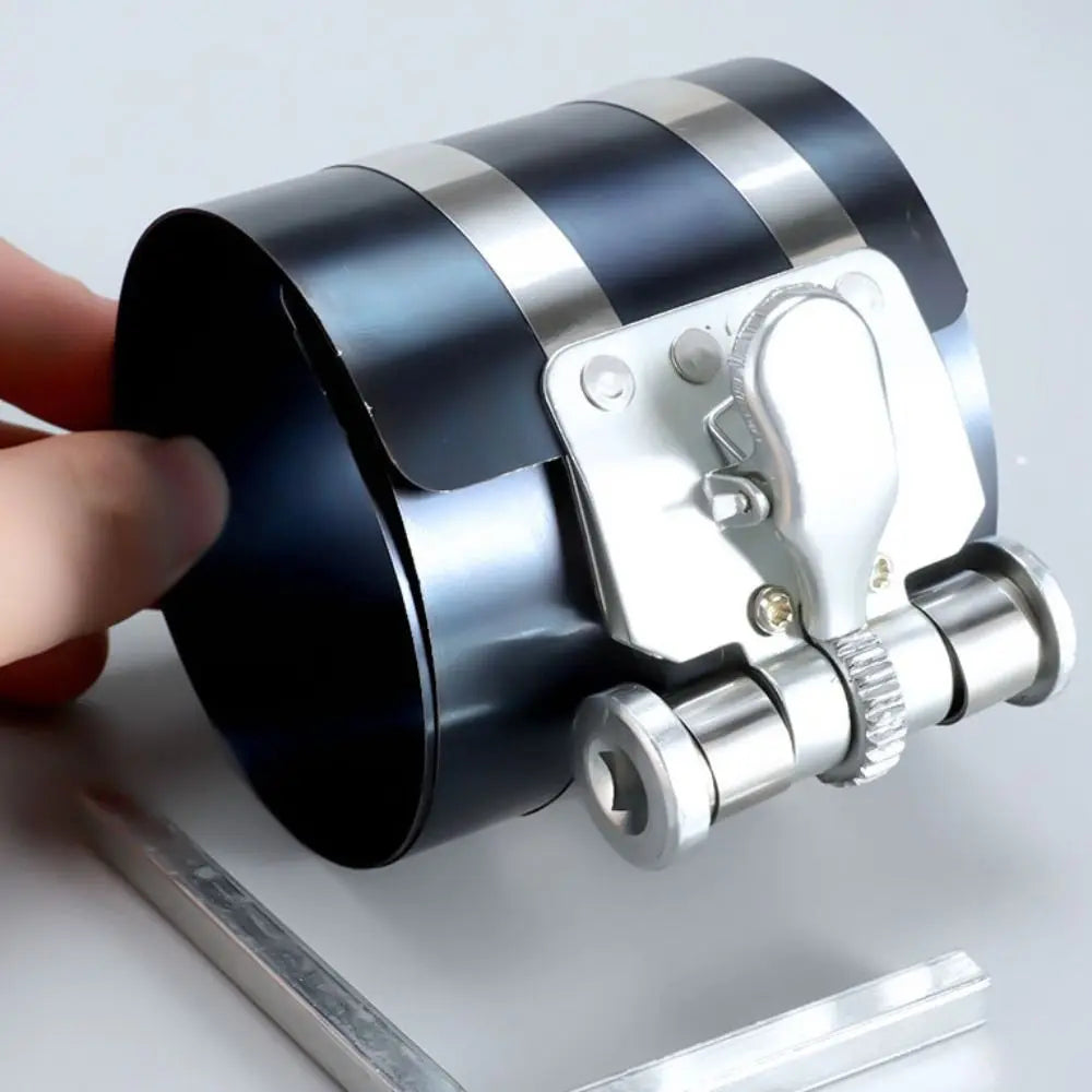 Ratchet Type Piston Ring Compressor Removal 53-175mm Piston Installation Tool steel Adjustable Clamp Band Installer Car Engine Zpaxo