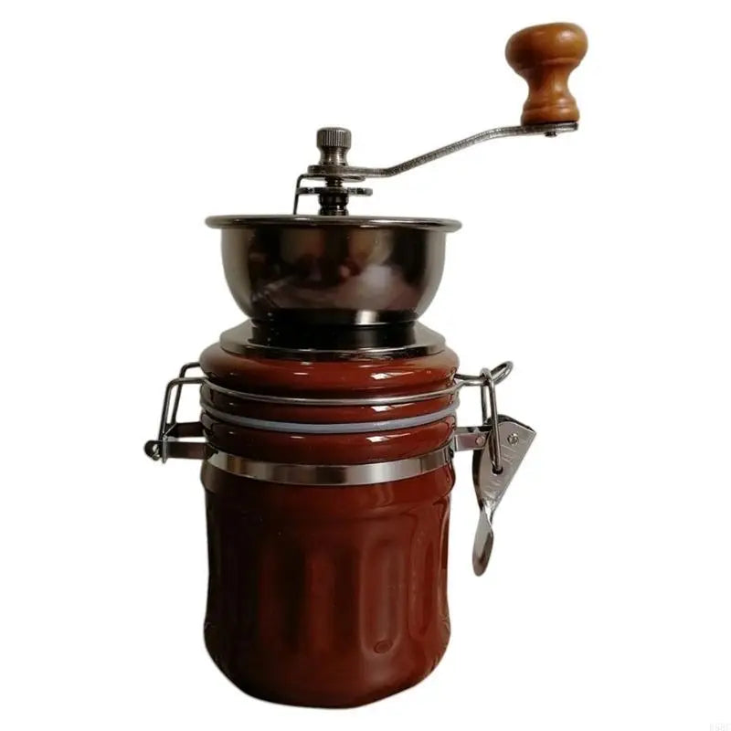 Convenient Coffee Bean Grinder Hand Cranks Travels Brewing Zpaxo brown CN