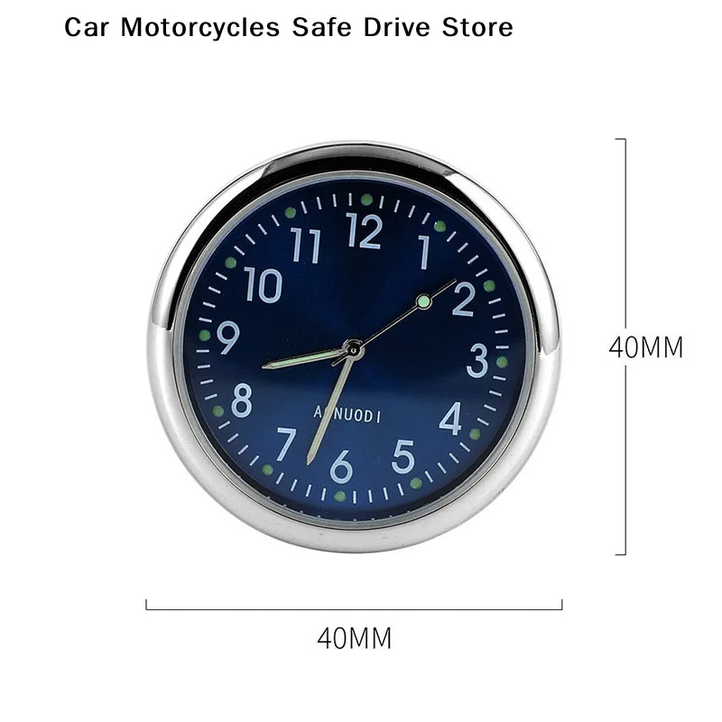 CMCar Clock Luminous Automobiles Internal Stick-on Mini Digital Watch