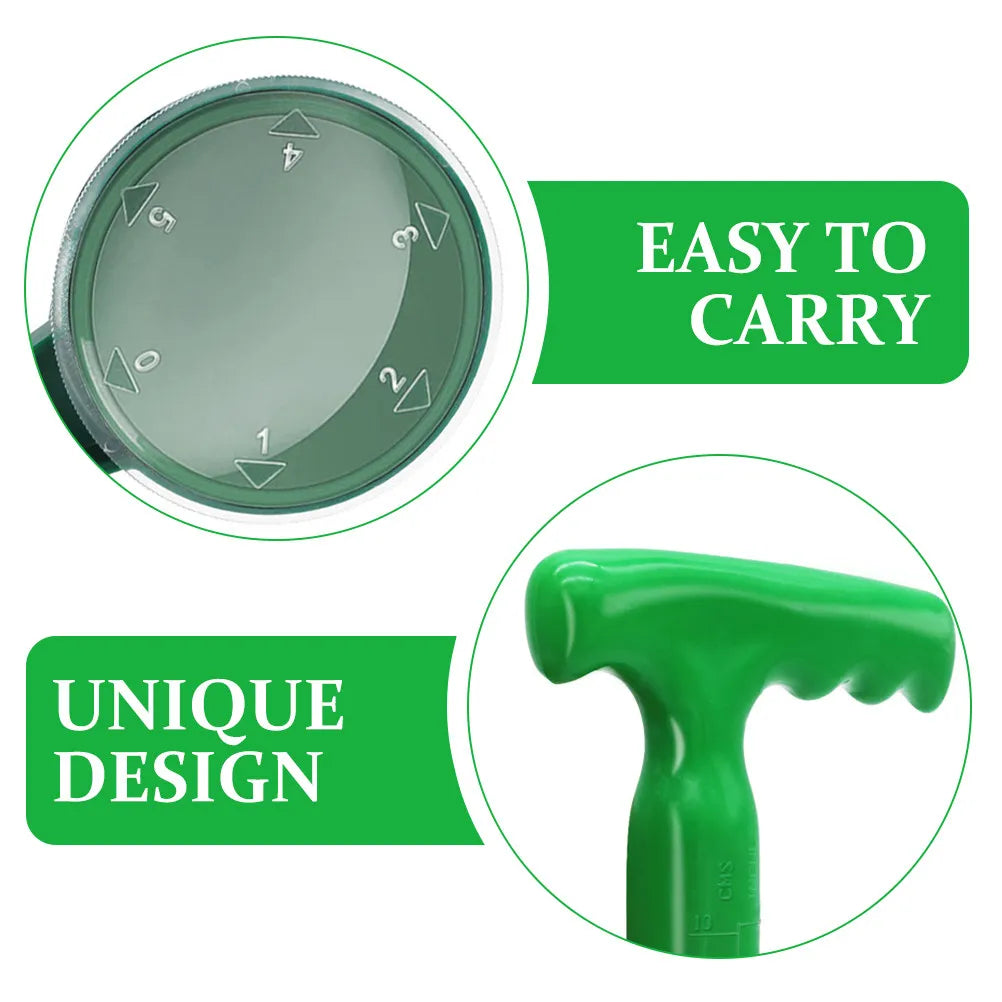 1Set Seed Dispenser Tool Plastic Garden Sowing Planter Portable Adjustable Seed Planting Tool for Home Gardening Zpaxo
