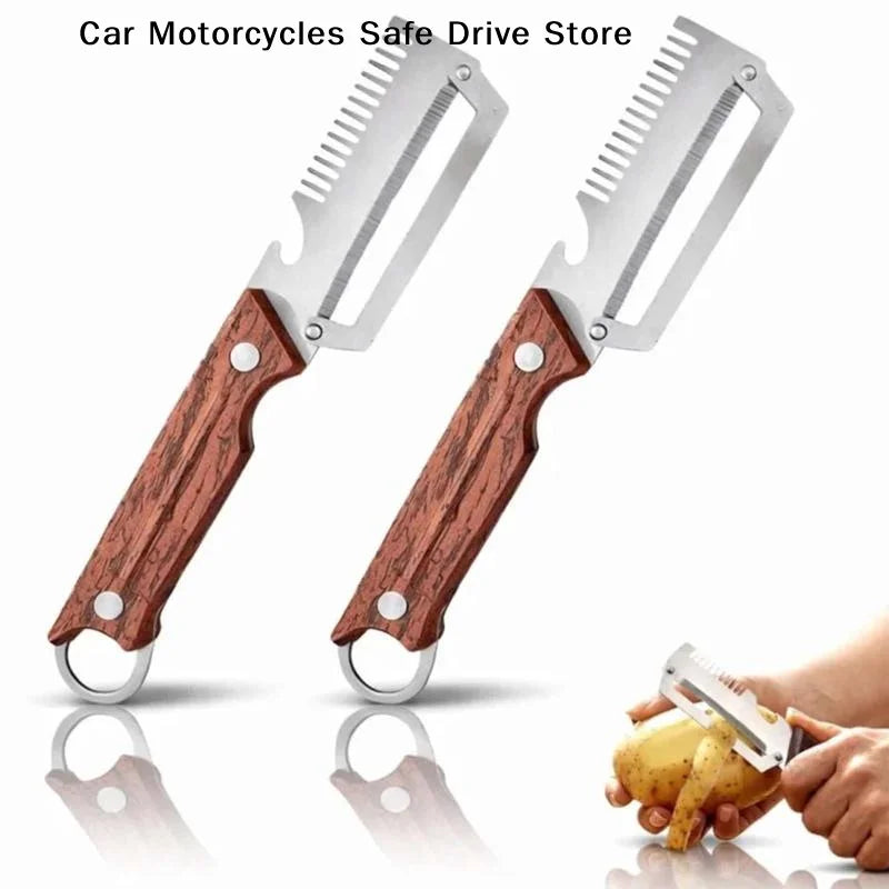 CM3-in-1 Vegetable Fruit Peeler Kitchen Bottle Opener Storage Hanging