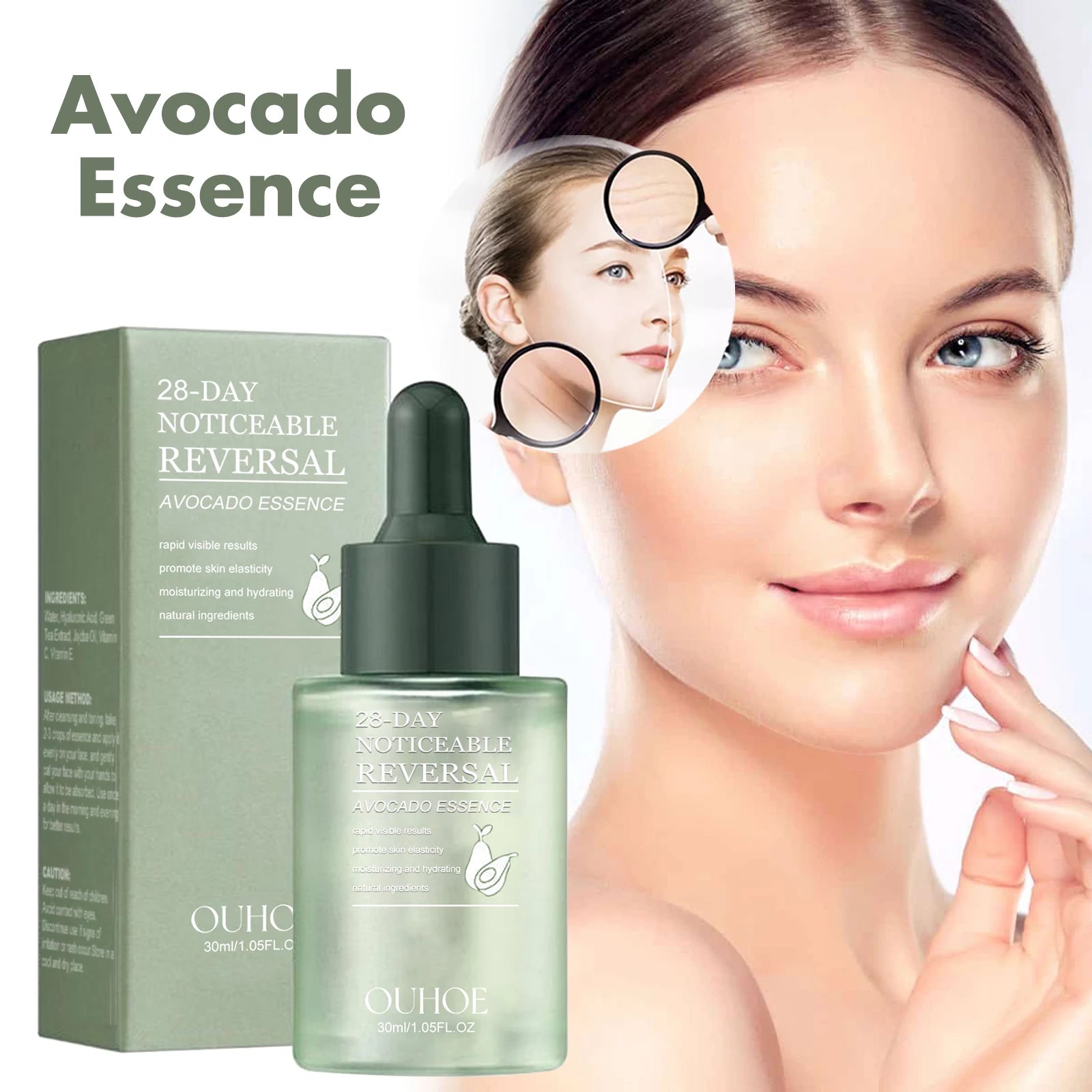 OUHEO Prime Avocado Anti-aging Facial Care Moisturizing Anti-wrinkle Zpaxo