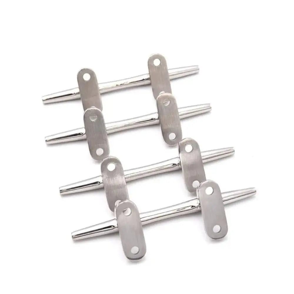 316 Stainless Steel Boat Dock Cleat Heavy Duty 4/5/6/8/10/12 Inch Marine Rope Cleat Silver Durable Zpaxo