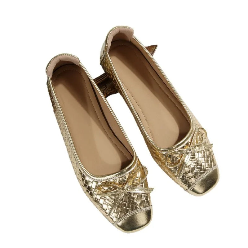Women Flats Shoes Ballet Flat Dance Party Loafers Classic Round Toe
