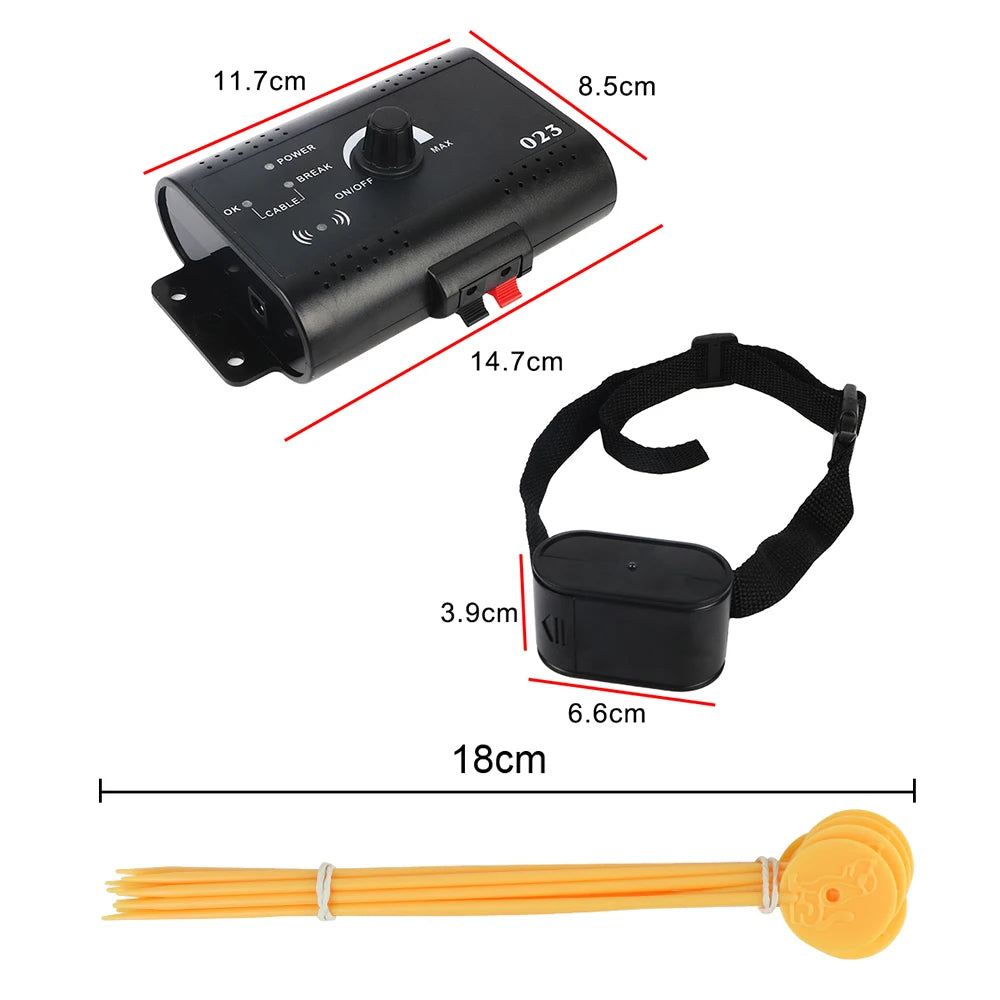 Electric Dog Fence Electronic Pet System Containment Sound Shocked