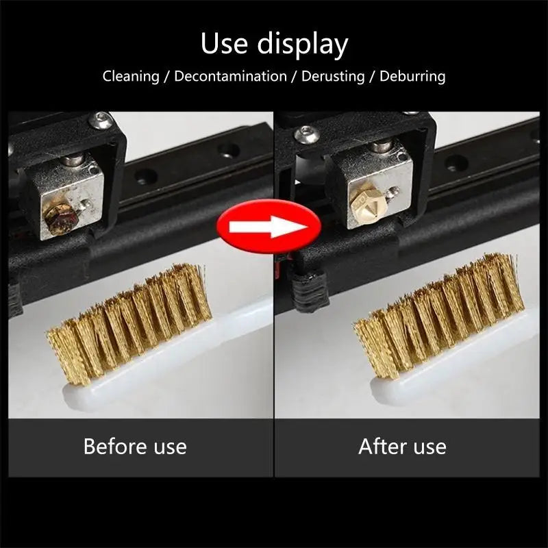 652F 17pcs Nozzles Cleaning Needles Brushes Tweezers Wrenches for 3D Printing Zpaxo